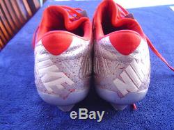 New York Giants Odell Beckham Jr Game Used Signed Inscribed 2015 Nike Cleats Loa