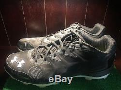New York Yankees Aaron Judge Autograph And Inscribed Game Used Cleats 2014