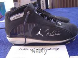 New York Yankees Derek Jeter'08 Game Used Signed Nike Jordan Cleats Steiner Psa