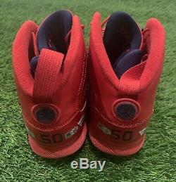 Nike Air Jordan 9 Gym Red Rare Style Game Used Worn By Red Sox Mookie Betts MLB