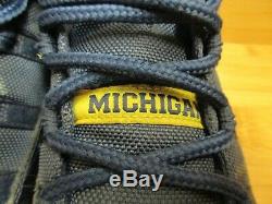 Nike Air Jordan XI 11 Football Cleat Michigan Sample PE GAME USED 12 Promo Blue