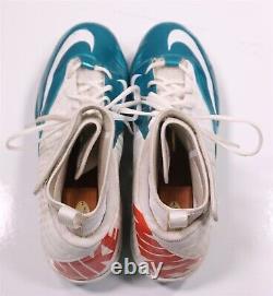 Nike Miami Dolphins Game-Used Karlos Dansby Cleats Shoes Men's US 15