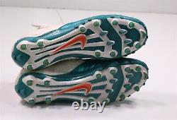 Nike Miami Dolphins Game-Used Karlos Dansby Cleats Shoes Men's US 15