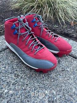 Nike Sample PE Jordan Retro 12 XII Promo Cleat Jimmy Rollins Game Worn SZ 10