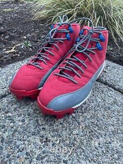 Nike Sample PE Jordan Retro 12 XII Promo Cleat Jimmy Rollins Game Worn SZ 10