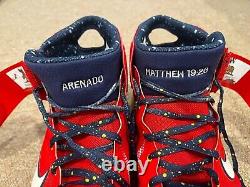 Nolan Arenado USA Sports Marketing Game Used Autographed Cleats 2022 Cardinals