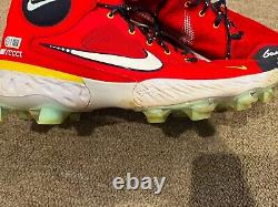 Nolan Arenado USA Sports Marketing Game Used Autographed Cleats 2022 Cardinals