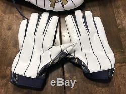 Notre Dame Football 2018 Team/Game Used Shamrock Series NY Glove Cleat Combo