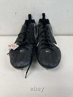 Oct 8 2006 Braylon Edwards Cleveland Browns NFL SIGNED Game Used Nike Cleats #17