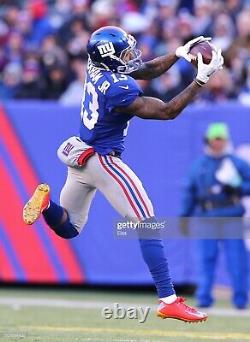Odell Beckham Jr Giants Game Used Worn Custom Painted Cleats Photomatched Photos