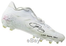 Odell Beckham Signed LSU Tigers Game Used Right Cleat 2013 Vs Georgia PSA LOA