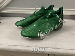 Oregon Ducks Game Used Nike Vapor Pro 360 Size 12.5 Cleats In Great Shape Green