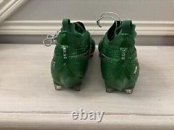 Oregon Ducks Game Used Nike Vapor Pro 360 Size 12.5 Cleats In Great Shape Green