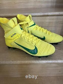 Oregon Ducks Team Issued Cleats Game Used Cleats Signed By Keith Brown Nike