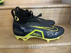 Oregon Ducks Team Issued Cleats Game Used Cleats Signed By Noah Sewell Nike