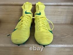 Oregon Ducks Team Issued Cleats Game Used Cleats Signed By Noah Sewell Nike