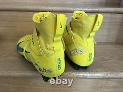 Oregon Ducks Team Issued Cleats Game Used Cleats Signed By Noah Sewell Nike