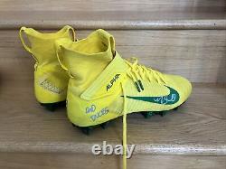 Oregon Ducks Team Issued Cleats Game Used Cleats Signed By Noah Sewell Nike