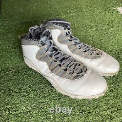 Osa Odighizuwa Game Used Nike Air Jordan 10 TD Mid Cleats Sz 14 Dallas Cowboys