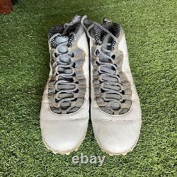 Osa Odighizuwa Game Used Nike Air Jordan 10 TD Mid Cleats Sz 14 Dallas Cowboys