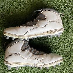 Osa Odighizuwa Game Used Nike Air Jordan 10 TD Mid Cleats Sz 14 Dallas Cowboys