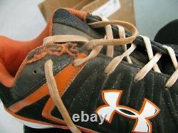 PSA DNA Mets Zack Wheeler Signed Game used Under Armour Cleats auto 2 coa sz 14