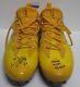 Packers DAVANTE ADAMS Signed 2017 Game Used NIKE Football Cleats AUTO with 9/10/17