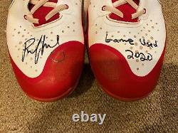 Paul Goldschmidt MLB Holo Fanatics Game Used Autographed Cleats 2020 Cardinals