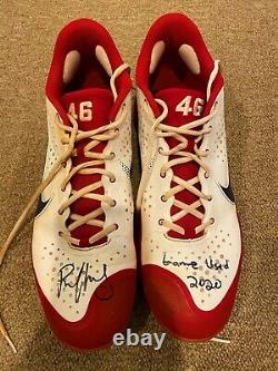 Paul Goldschmidt MLB Holo Fanatics Game Used Autographed Cleats 2020 Cardinals