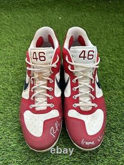 Paul Goldschmidt St. Louis Cardinals Game Used Cleats Signed MLB Auth LOA 2019