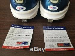 Paul Lo Duca Dodgers Signed Game Used All-star Game Shoes Coa Psa/dna Itp