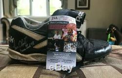 Paul O'Neil Game Used Cleat 1998 COA from JSA