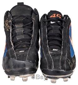 Pedro Martinez Game Used Worn Signed Cleats Mets HOF JT Sports LOA Beckett BAS