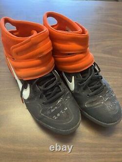 Pedro Severino Baltimore Orioles Game Used Autographed Cleats