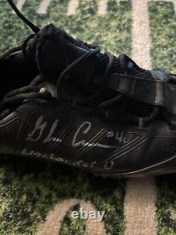 Penn State Game Used Cleat -Glenn Carson 2013 -JSA Linebacker U