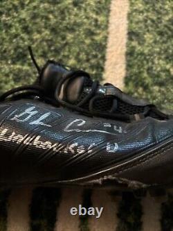 Penn State Game Used Cleat -Glenn Carson 2013 -JSA Linebacker U