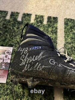 Penn state game used Cleat -Sahreef Miller -JSA 2018