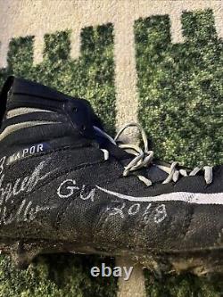 Penn state game used Cleat -Sahreef Miller -JSA 2018