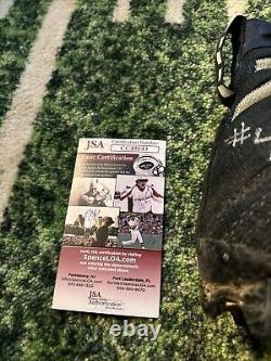 Penn state game used Cleat -Sahreef Miller -JSA 2018