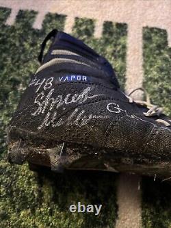 Penn state game used Cleat -Sahreef Miller -JSA 2018