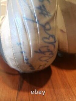 Peter Boulware NFL Game Used Autographed Worn Nike Cleats Baltimore Ravens