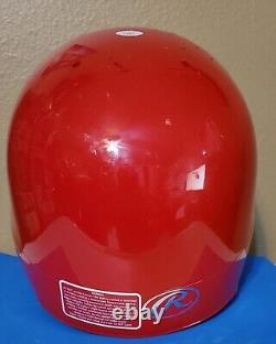Philadelphia Phillies Game Used Worn Batting Helmet