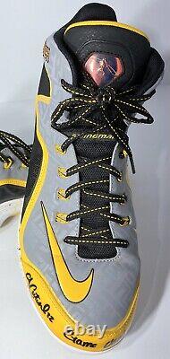 Pirates Cutch Andrew McCutchen Signed 2014 Game Worn Used Nike Baseball Cleats