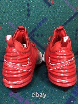 Promo Sample 2015 Mike Trout Nike Lunar Trout 2 PE Cleats Camo Angels Size 11.5