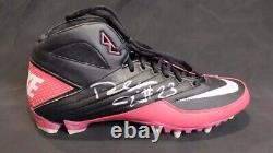 Psa/dna Renaldo Hill Pink Breast Cancer Awareness Game Used Cleat Broncos Auto