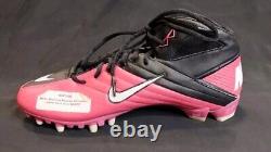 Psa/dna Renaldo Hill Pink Breast Cancer Awareness Game Used Cleat Broncos Auto