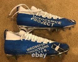 Quintez Cephus Detroit Lions Autographed Game Used My Cause My Cleats