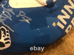 Quintez Cephus Detroit Lions Autographed Game Used My Cause My Cleats