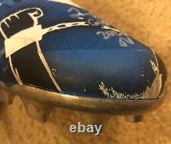 Quintez Cephus Detroit Lions Autographed Game Used My Cause My Cleats