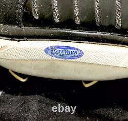 RARE Derek Jeter GAME USED Signed Cleat DUAL Steiner / Jeter COA NY Yankees